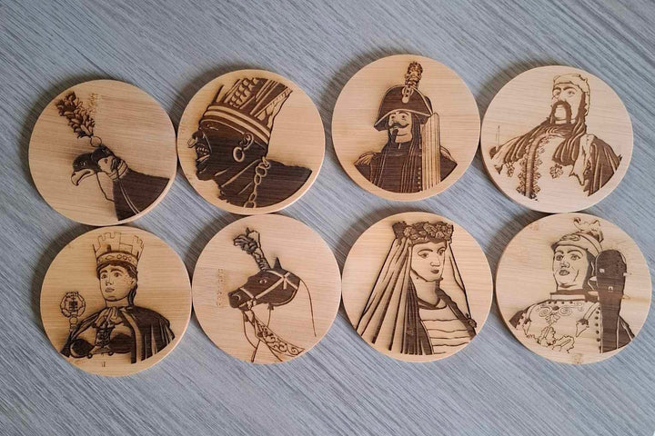 Set de 8 sous-verres - Ducasse d'Ath
