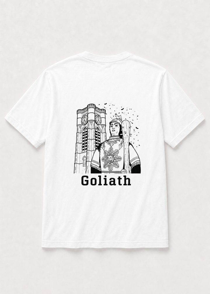 T-shirt Blanc Ducasse d'Ath église saint-julien