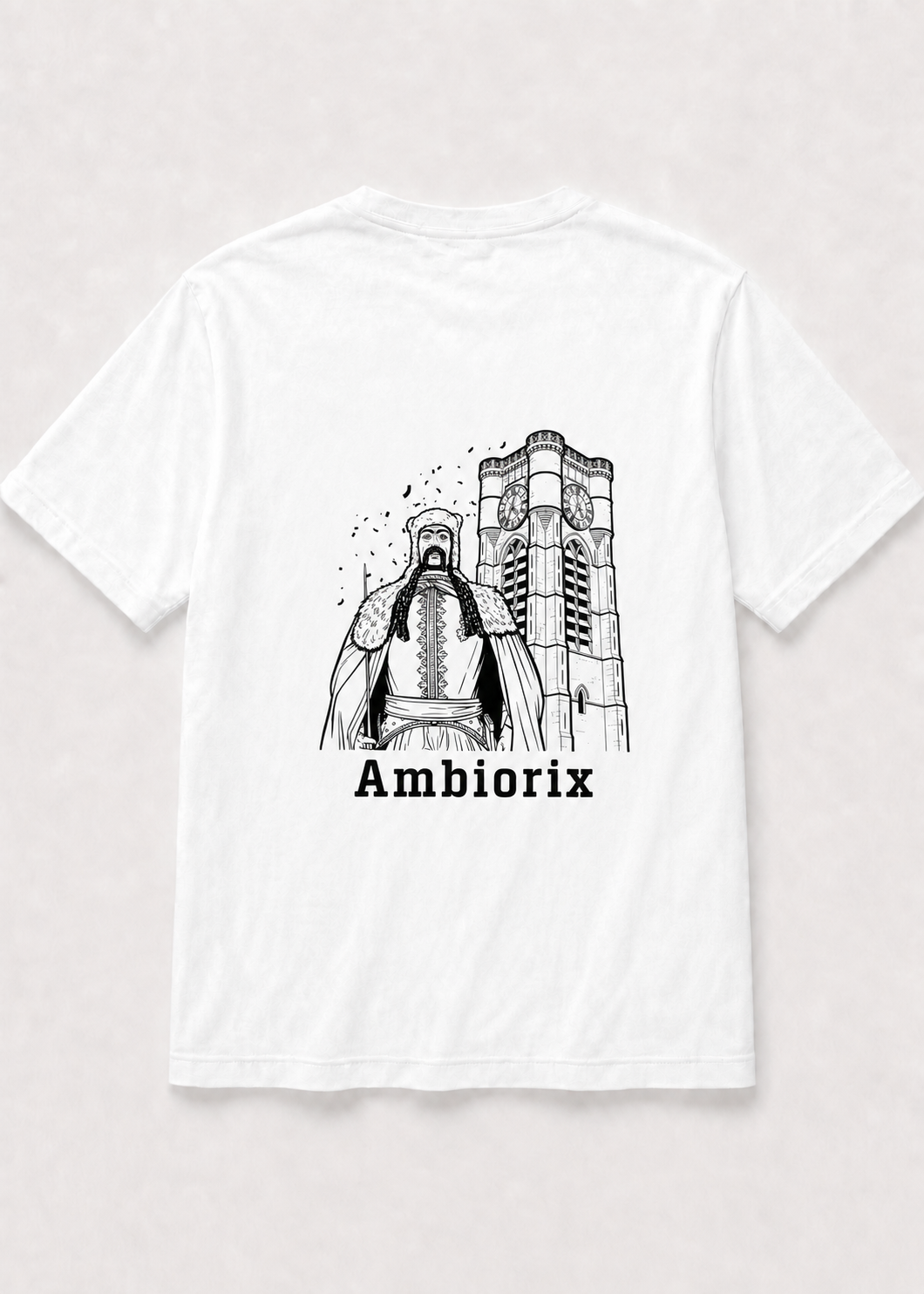 T-shirt Blanc Ducasse d'Ath église saint-julien