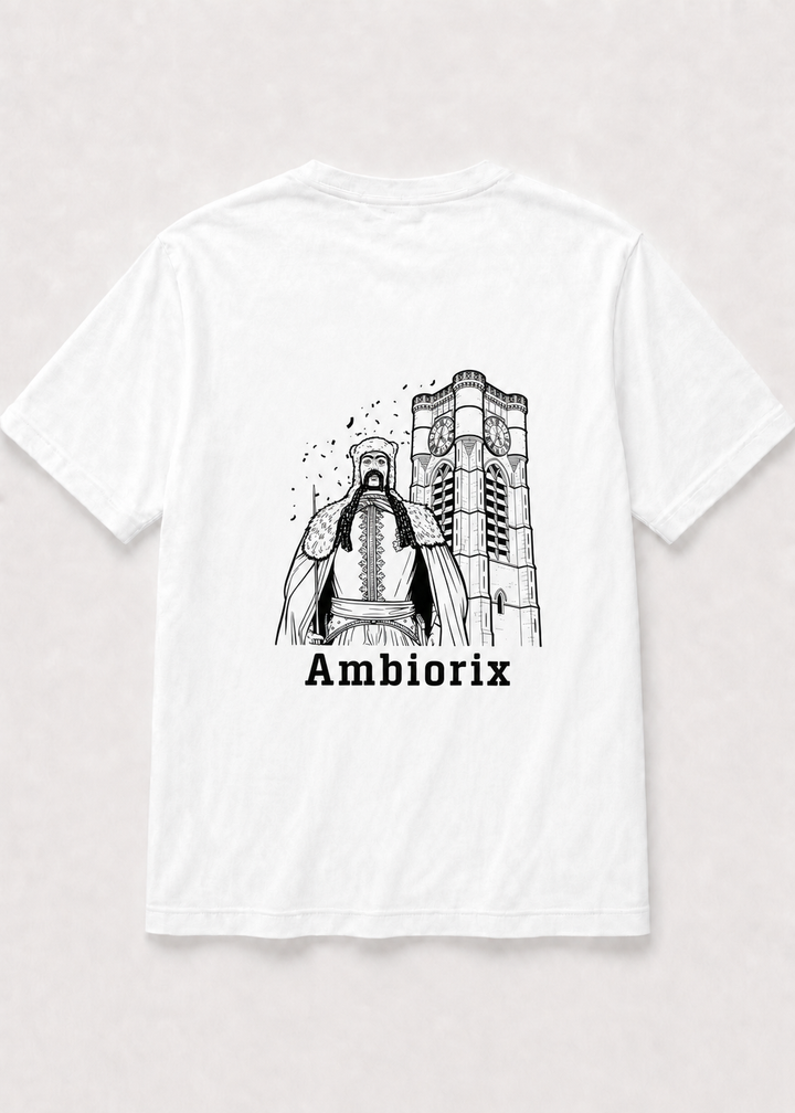 T-shirt Blanc Ducasse d'Ath église saint-julien