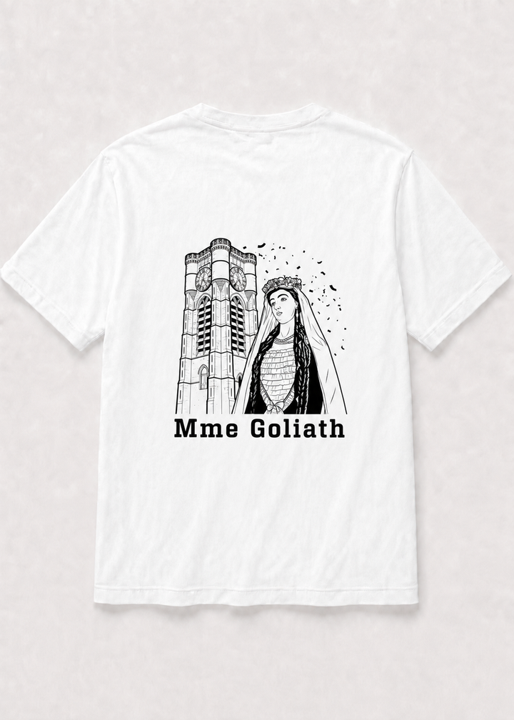 T-shirt Blanc Ducasse d'Ath église saint-julien