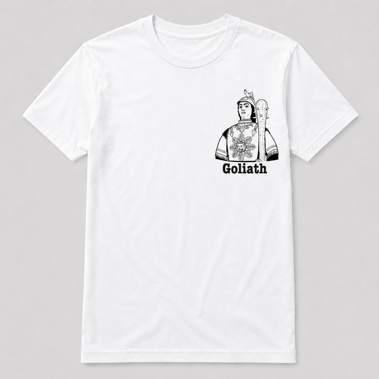 T-shirt Blanc Ducasse d'Ath église saint-julien