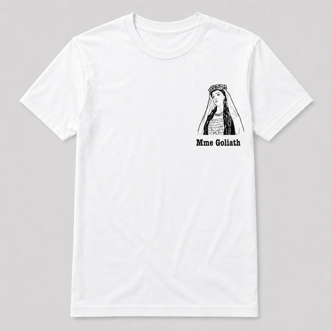 T-shirt Blanc Ducasse d'Ath église saint-julien