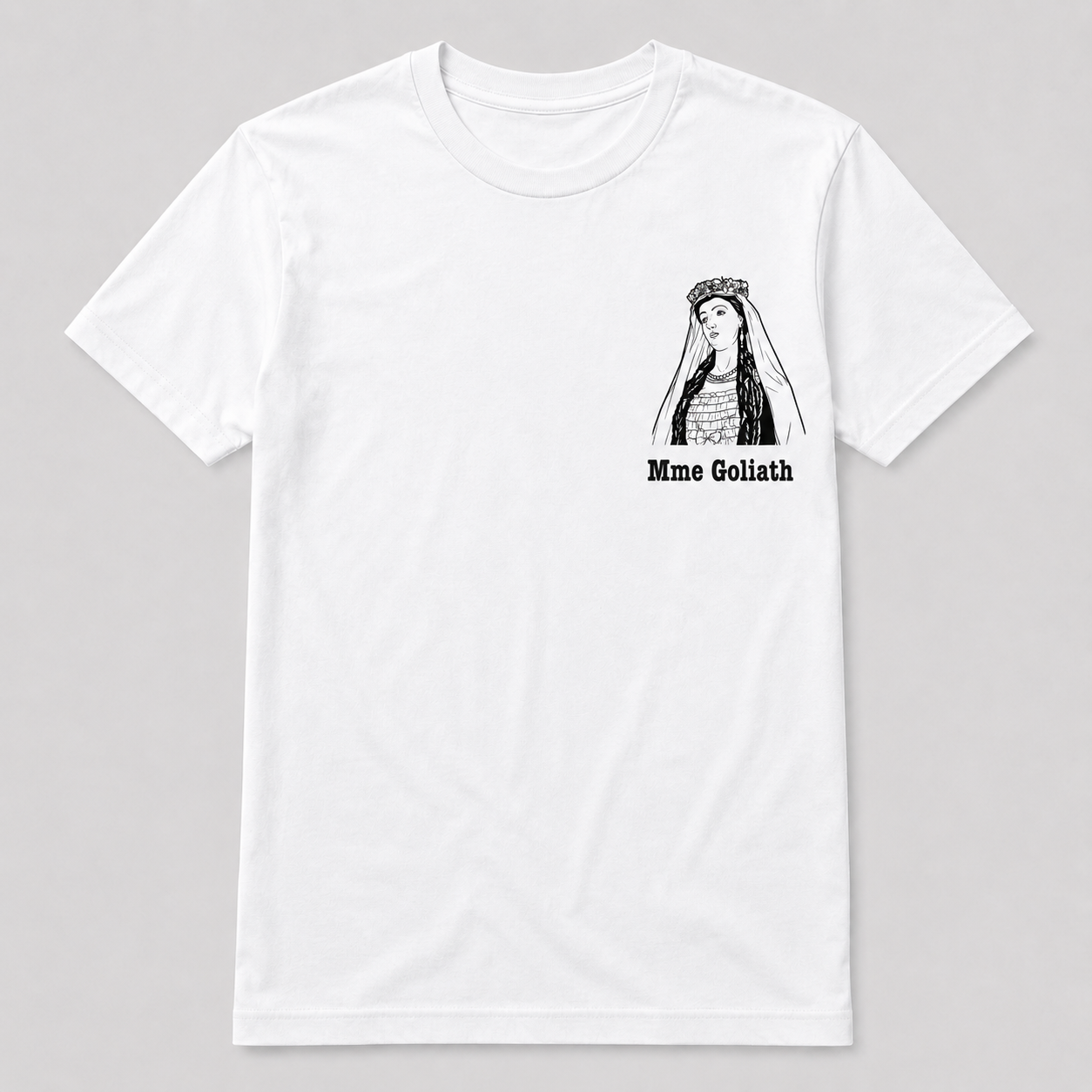 T-shirt Blanc Ducasse d'Ath église saint-julien