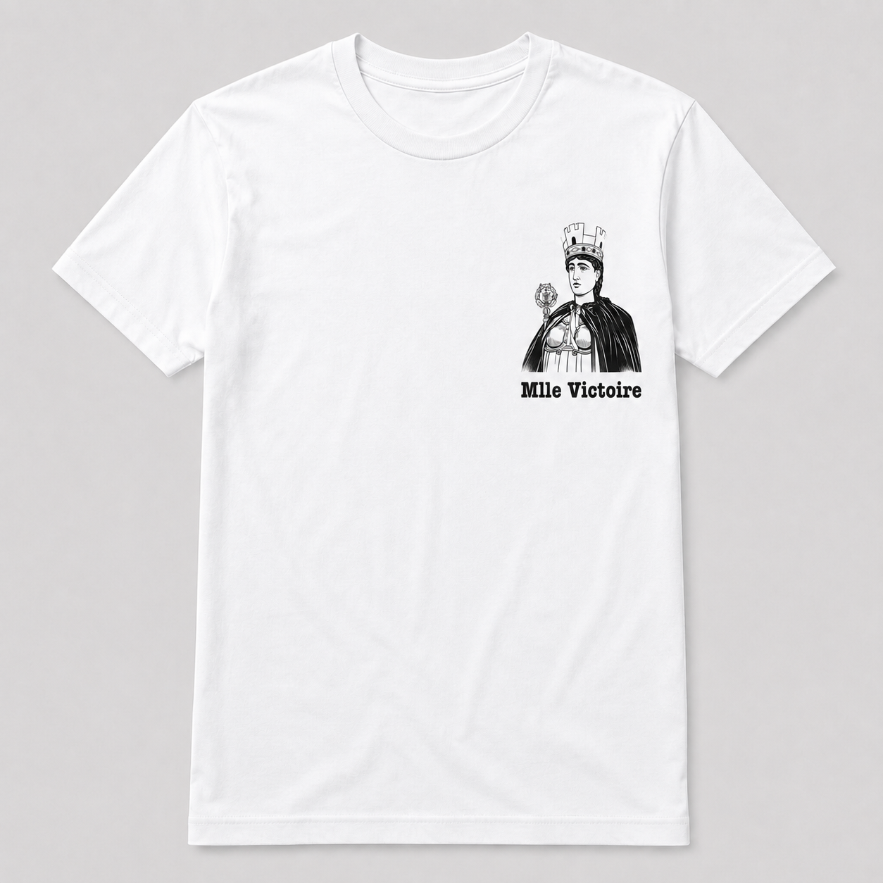 T-shirt Blanc Ducasse d'Ath église saint-julien