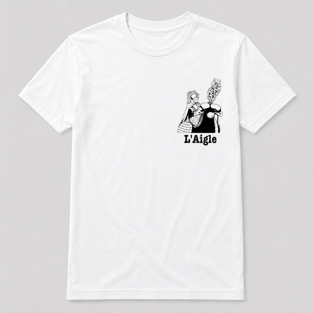 T-shirt Blanc Ducasse d'Ath église saint-julien