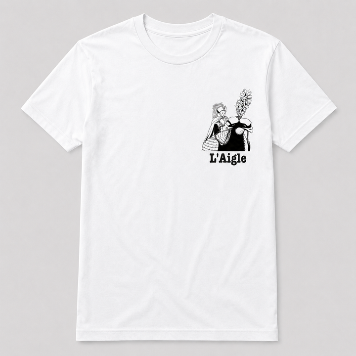 T-shirt Blanc Ducasse d'Ath église saint-julien