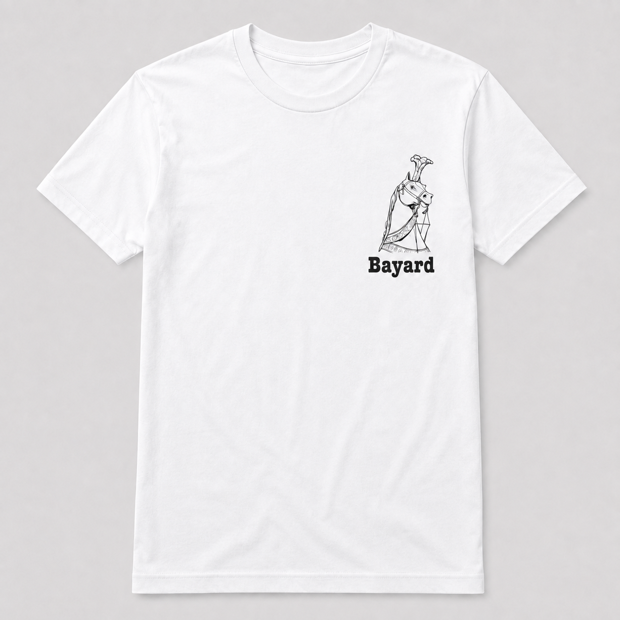 T-shirt Blanc Ducasse d'Ath église saint-julien