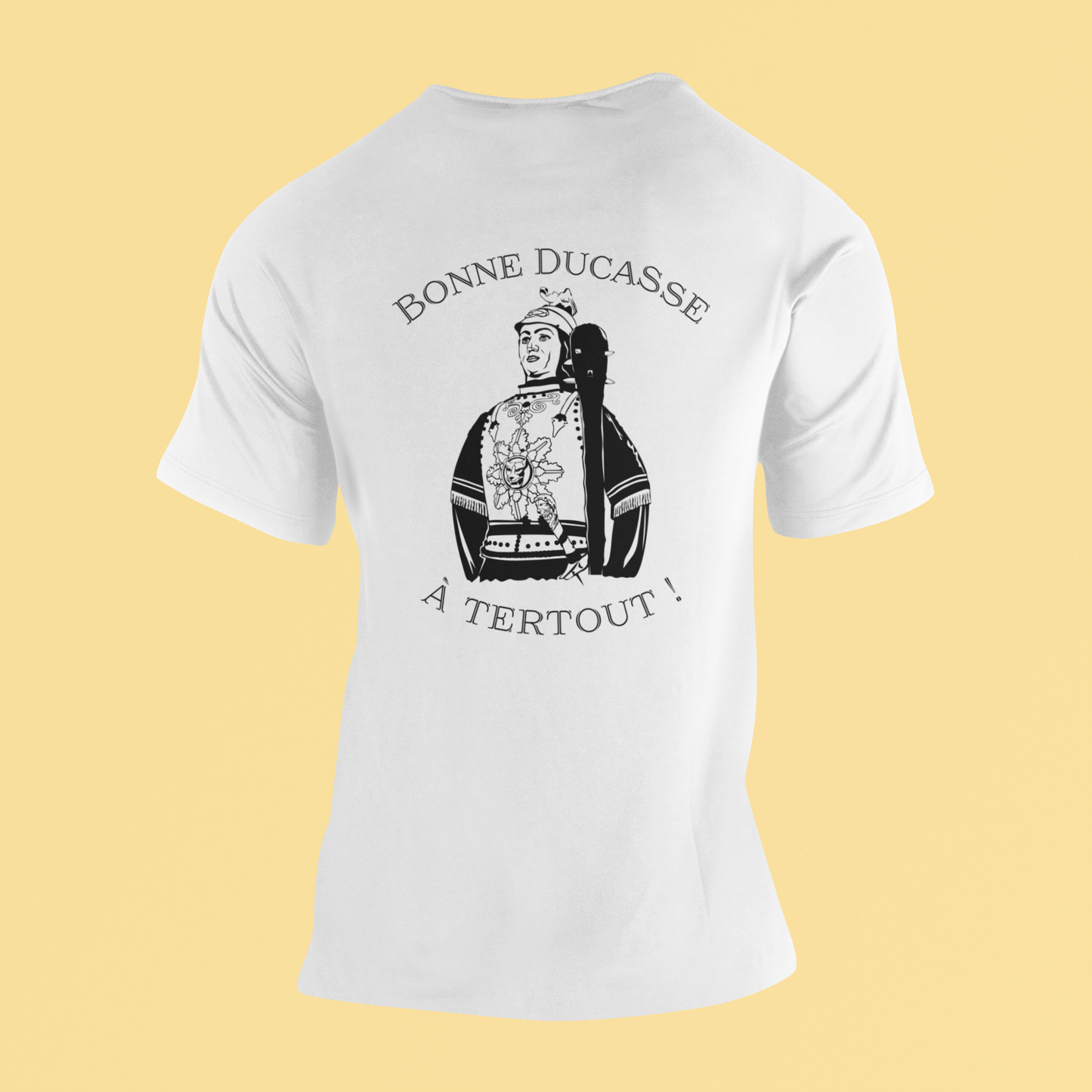 Tee-shirt Blanc Ducasse d'Ath "Bonne Ducasse à Tertout !"