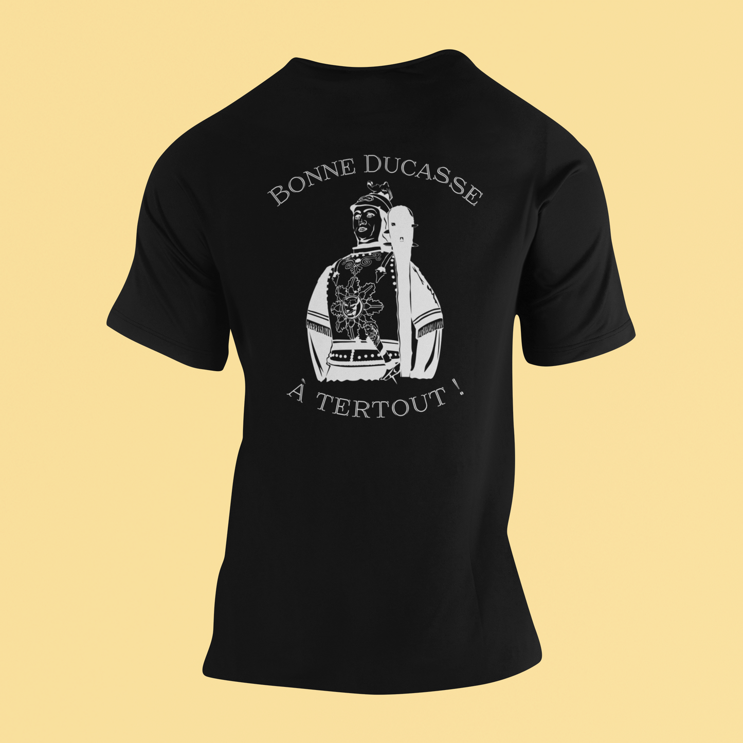 Tee-shirt Noir Ducasse d'Ath "Bonne Ducasse à Tertout !"