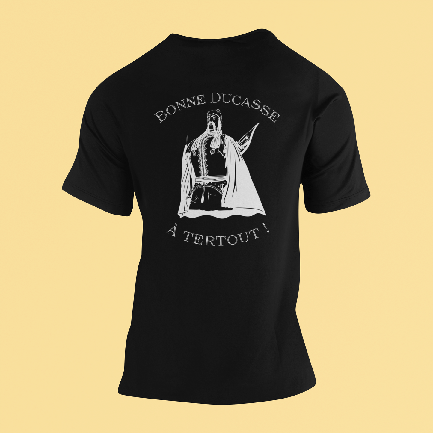 Tee-shirt Noir Ducasse d'Ath "Bonne Ducasse à Tertout !"