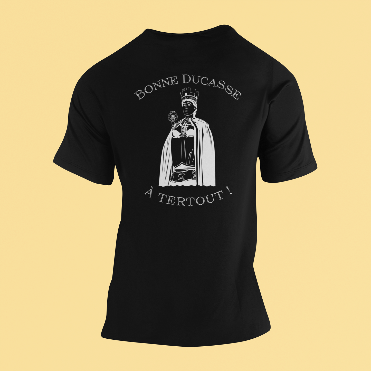 Tee-shirt Noir Ducasse d'Ath "Bonne Ducasse à Tertout !"