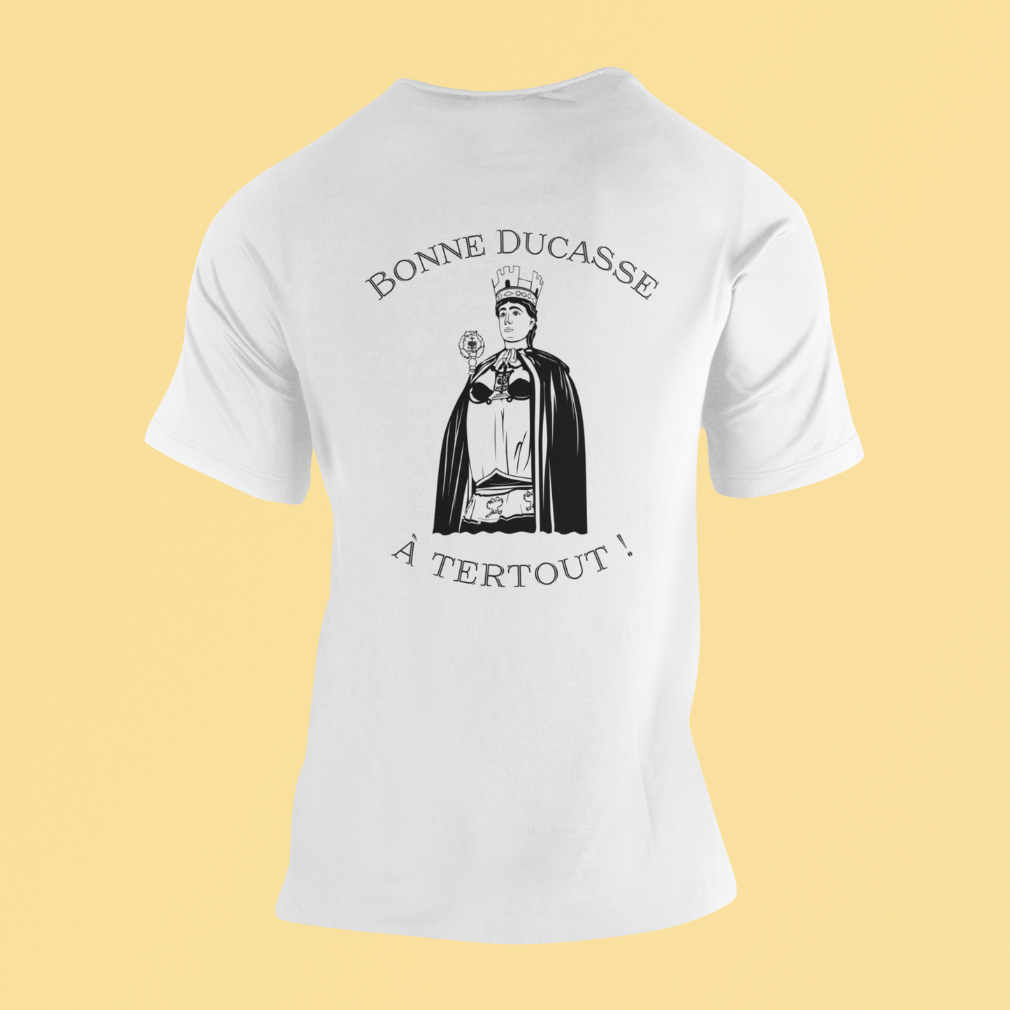 Tee-shirt Blanc Ducasse d'Ath "Bonne Ducasse à Tertout !"