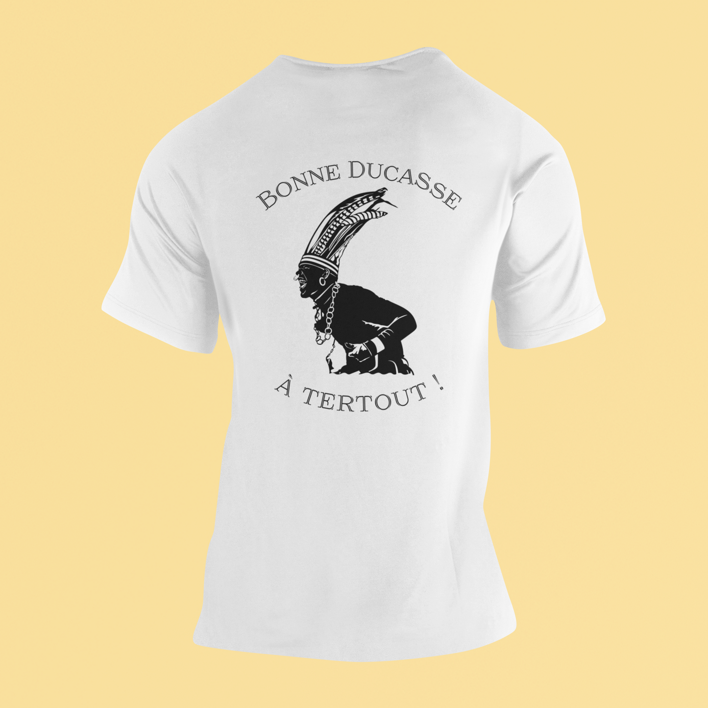 Tee-shirt Blanc Ducasse d'Ath "Bonne Ducasse à Tertout !"