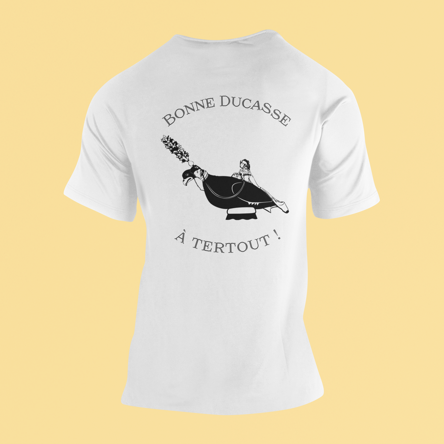 Tee-shirt Blanc Ducasse d'Ath "Bonne Ducasse à Tertout !"