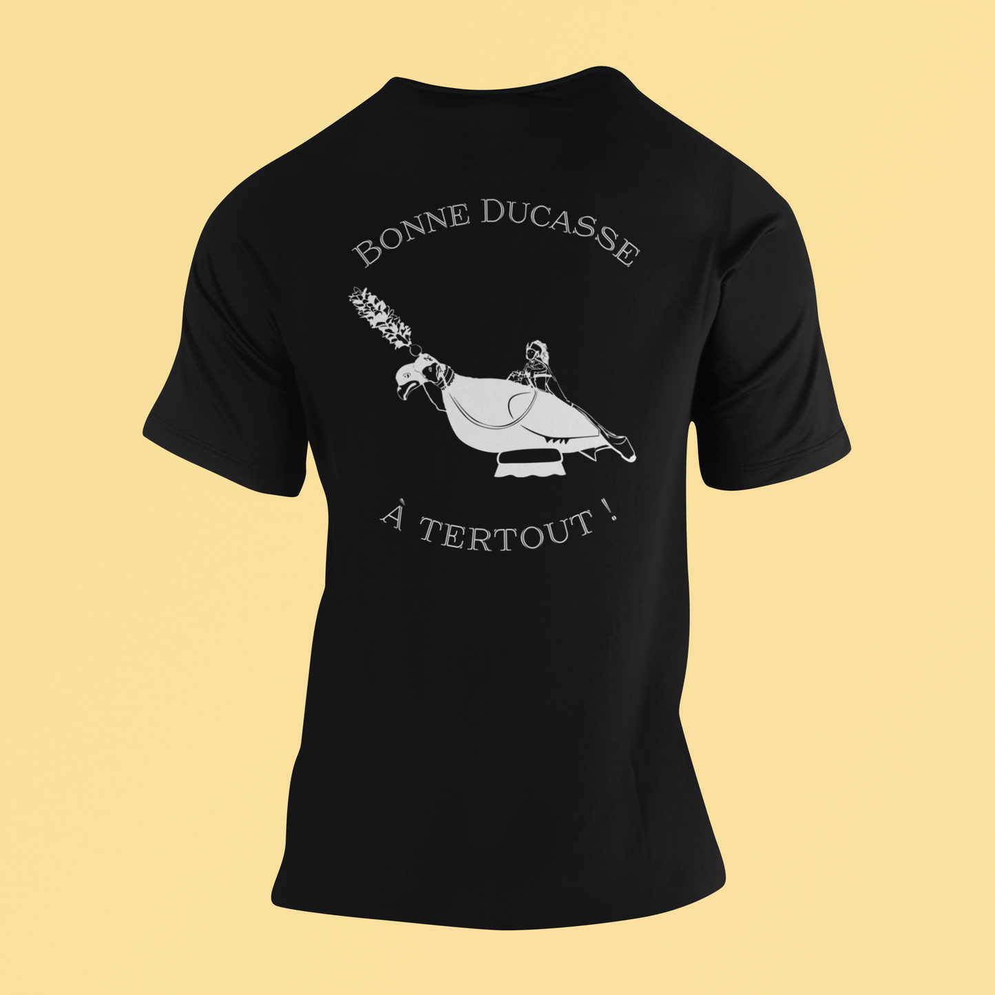 Tee-shirt Noir Ducasse d'Ath "Bonne Ducasse à Tertout !"