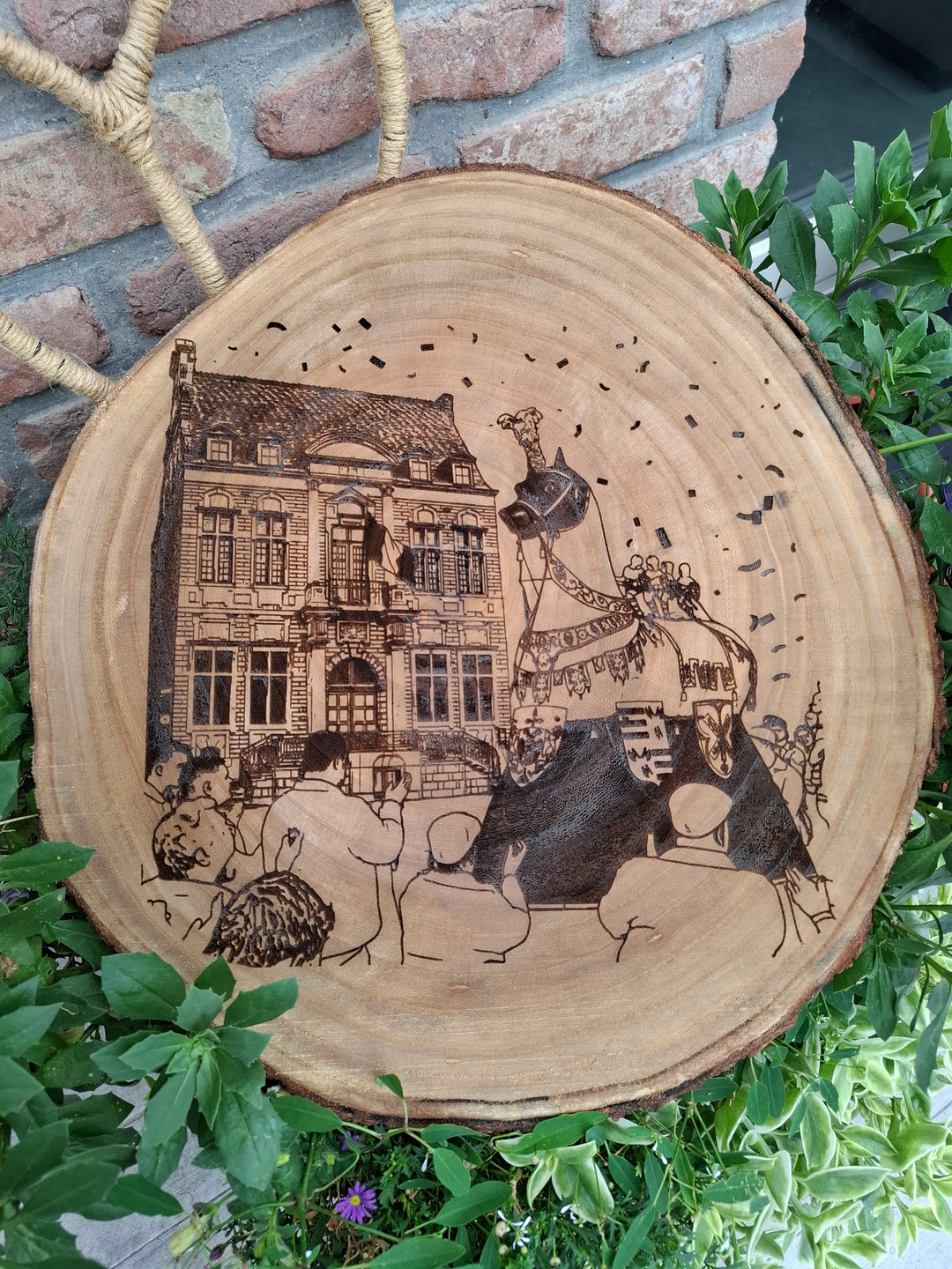 Bayard devant l'hôtel de ville - Ducasse d'Ath